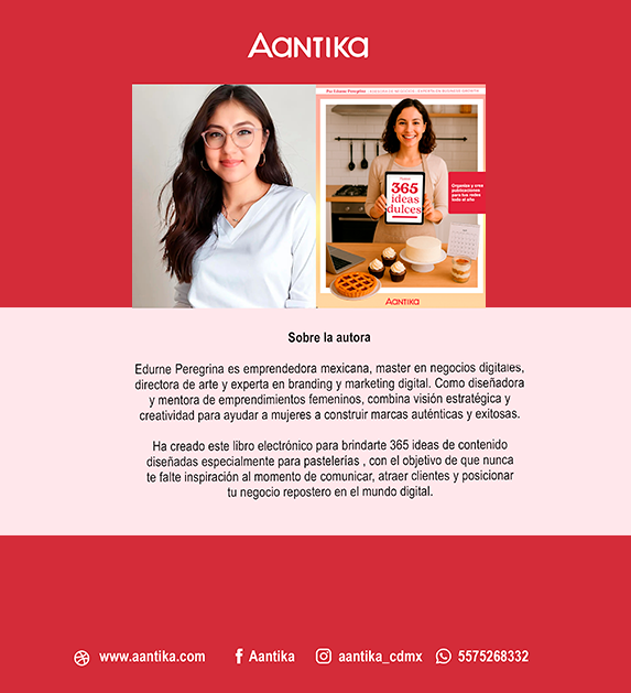 365 Ideas Dulces Planner Anual de Contenido para Pastelerías