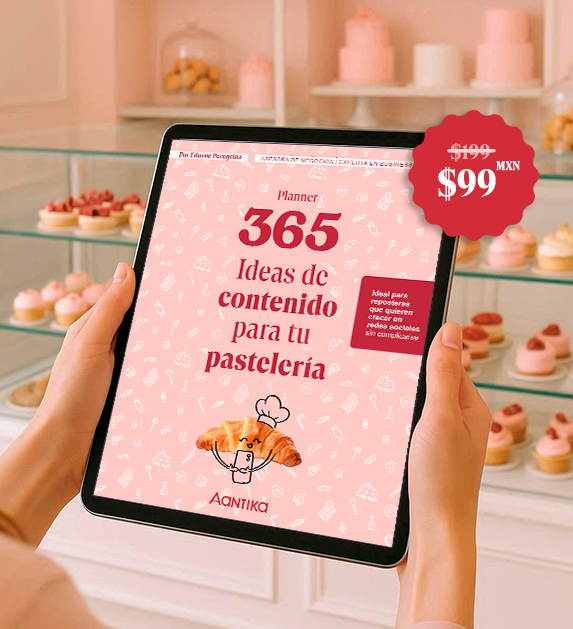 Planner “365 ideas de contenido para una pastelería”
